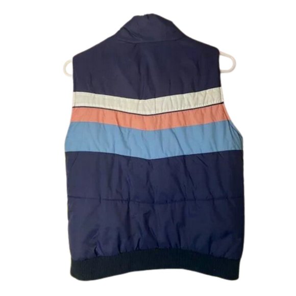 Gadzooks Classic Vintage Style Puffer Jacket Vest Size Large - Picture 3 of 8